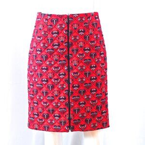 Holly Fulton Quilted Silk Skirt With Heart Pattern - England